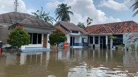 Selain luapan kali dan hujan, ribuan rumah tersebut terendam banjir karena lokasinya lebih rendah dibandingkan Kali Apur.