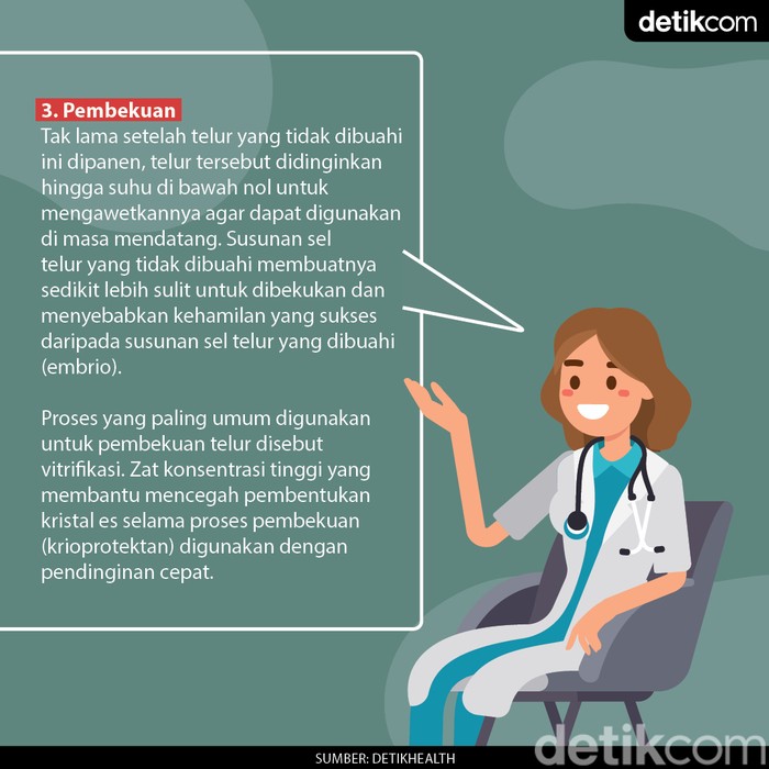 Proses pembekuan sel telur Luna Maya