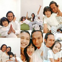 Inilah potret keluarga kecil Ruth Marini bersama suami dan anaknya.  Foto: dok. Instagram/@ruthmarini18