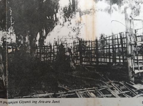 Situs Perjanjian Giyanti di tahun 1989.