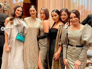 Ide Model Baju Kondangan dari 5 Artis di Pernikahan Vidi Aldiano
