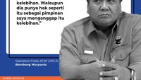 Sekretaris Fraksi PDIP DPR RI Bambang Wuryanto menilai permintaan Arteria untuk mencopot Kajati itu berlebihan.