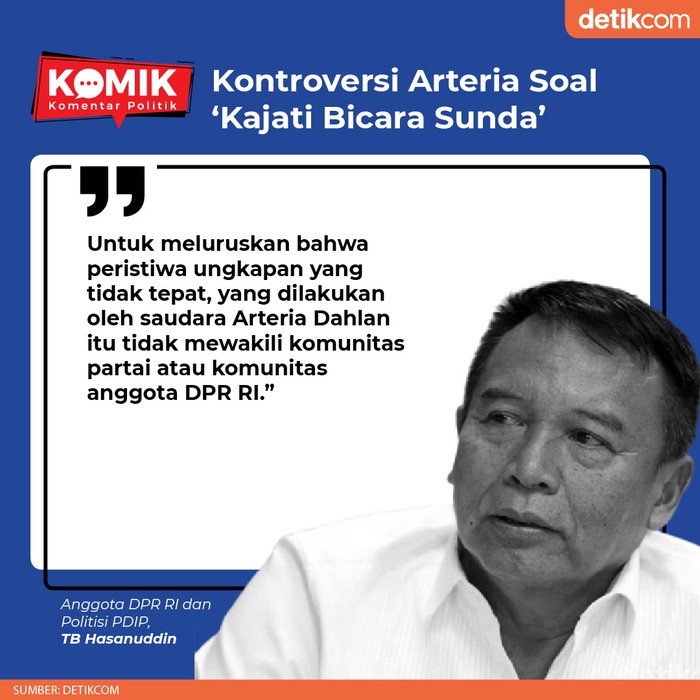 Kontroversi Arteria Soal 'Kajati Bicara Sunda' (Tim Infografis detikcom) Kontroversi Arteria Soal 'Kajati Bicara Sunda' (Tim Infografis detikcom)