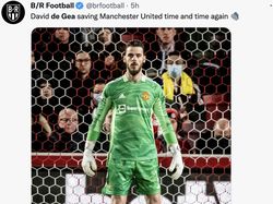 Meme David De Gea Sang Pahlawan Setan Merah