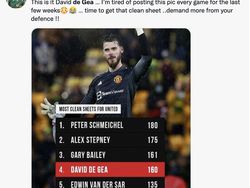 Meme David De Gea Sang Pahlawan Setan Merah