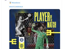 Meme David De Gea Sang Pahlawan Setan Merah