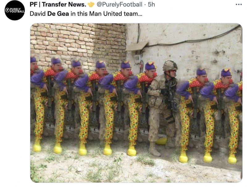 Meme De Gea Pahlawan