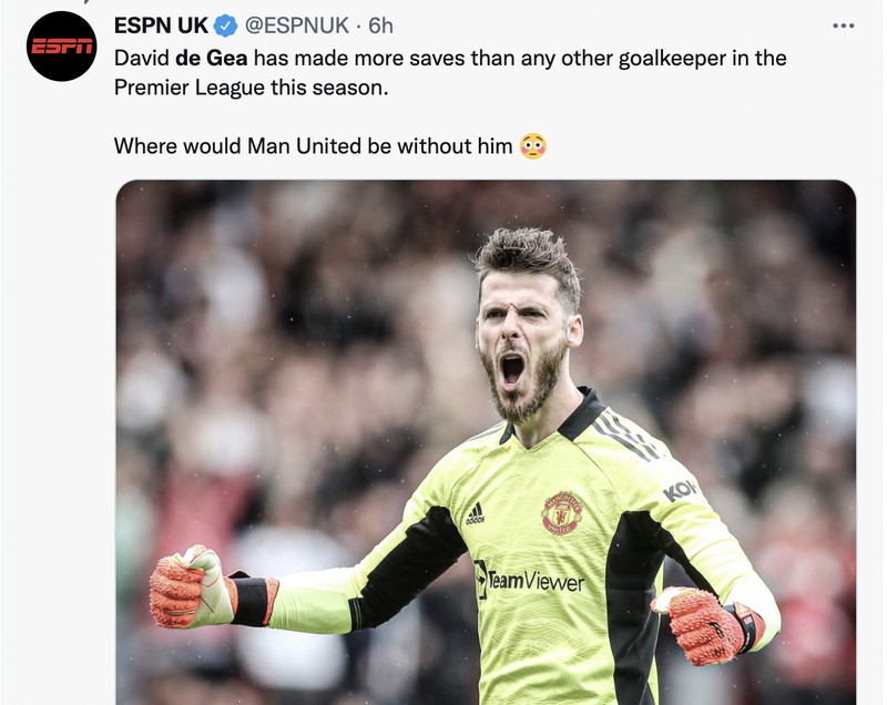 Meme De Gea Pahlawan