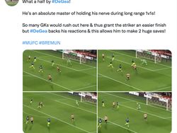 Meme David De Gea Sang Pahlawan Setan Merah