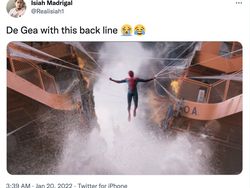 Meme David De Gea Sang Pahlawan Setan Merah