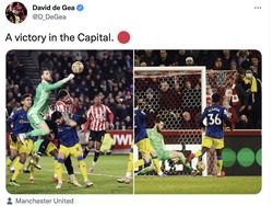 Meme David De Gea Sang Pahlawan Setan Merah