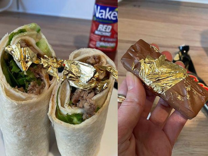 Netizen Tiru Makanan ala Salt Bae Pakai Edible Gold