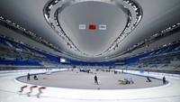 Karena China tidak mengizinkan protes publik atau jajak pendapat dan sangat membatasi kebebasan berbicara, setiap penentangan terhadap Olimpiade atau pembatasan akan dibungkam. (AP/Mark Schiefelbein)