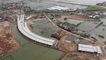 Membelah Persawahan, Begini Progres Jalan Tol Semarang-Demak