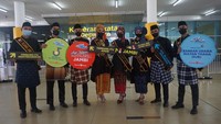Bersama-sama mempromosikan, memperkenalkan produk lokal, seni, budaya Provinsi Jambi sejalan kampanye Ayo Jelajahi Indonesia – Jambi (dok Lion Air Group)