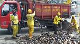 Temuan Kulit Kabel di Gorong-gorong Kemayoran Jakpus Jadi Penyebab Banjir