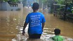Sungai Meluap, Ratusan Rumah di Kudus Kebanjiran