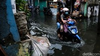 Diketahui RW 02 di Tegal Alur, Kalideres, Jakarta Barat, seluruhnya terdampak banjir. Bahkan banjir sempat mencapai ketinggian 120 cm.
