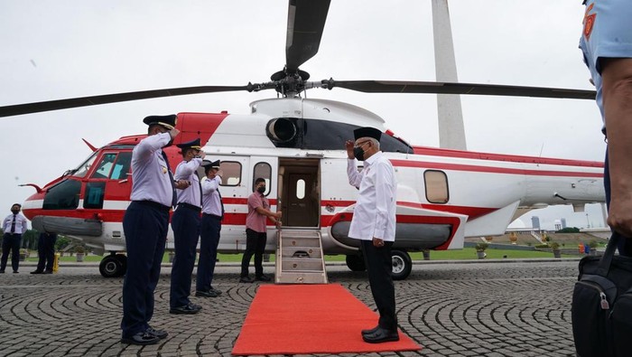 Wapres Maruf Amin bertolak ke Pandeglang Banten (dok. Setwapres)