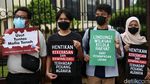 Aktivis dan Petani Unjuk Rasa Tolak Kekerasan Aparat