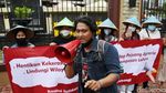 Aktivis dan Petani Unjuk Rasa Tolak Kekerasan Aparat