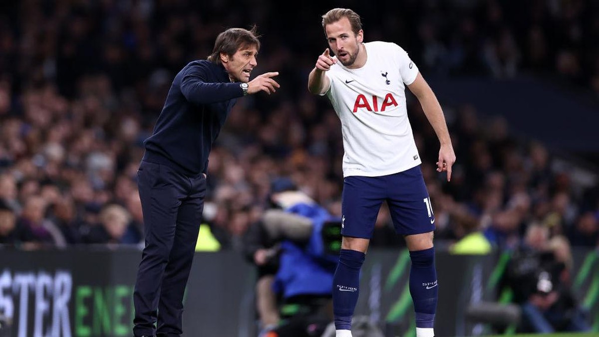 Harry Kane menyebut Antonio Conte sebagai salah satu manajer terbaik di dunia (Foto: Getty Images/Ryan Pierse)