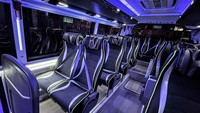 Bus pariwisata ini dirancang untuk menciptakan pengalaman canggih yang sangat baik sehingga mendorong wisatawan untuk memilih naik bus daripada naik mobil.Foto: Carscoops