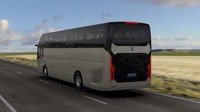 Asiastar X9-3 mengklaim lahirkan generasi baru untuk bus pariwisata kelas atas, di mana kenyamanan tak tertandingi sesuai teknologi tertinggi: desain mengekspresikan nilai-nilai tersebut dengan bahasa modern dan inovatif, dengan garis eksterior yang dinamis dan interior yang canggih Foto: Carscoops