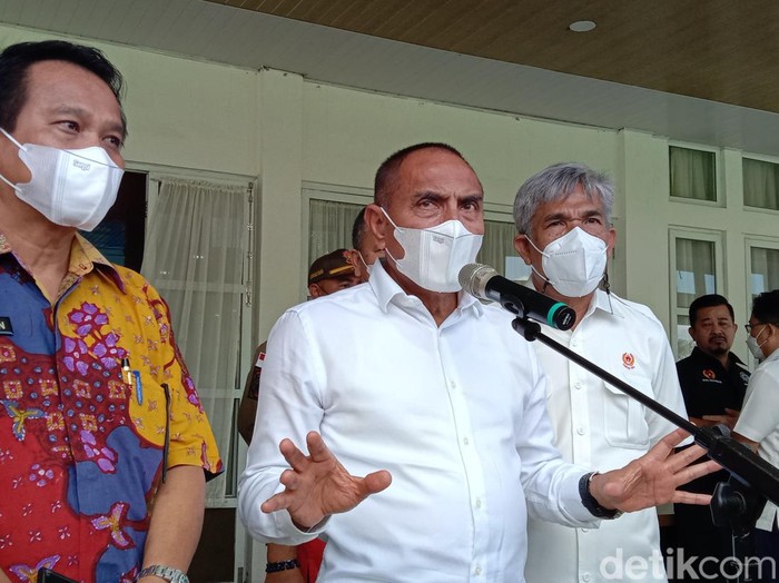 Gubsu Edy geram vaksinator suntik vaksin kosong ke siswa SD