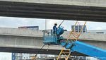 Jembatan Layang Tol Becakayu Mulai Terbentang
