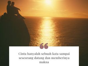 30 Kata-kata Bijak tentang Cinta, Syahdu Bikin Hati Adem