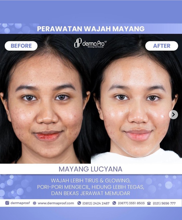 Transformasi wajah Mayang