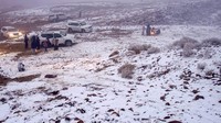 Awal bulan ini, fotografer Saudi Osama Al-Habri mengambil gambar udara dari Kegubernuran Badr, barat daya kota ziarah Islam Madinah.