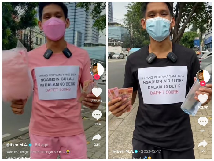 Tantangan Makan dan Minum 5 Tantangan Makan dan Minum Berhadiah Jutaan Rupiah