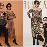 Tak hanya sendiri, vlogger cantik keturunan Arab itu juga sempat mengajak sang ibu, Alawiyah Alatas, untuk melakukan pemotretan yang mirip dengan keluarga Kylie Jenner. Seperti yang terlihat dalam foto, Tasya dan sang bunda tampak menirukan gaya Kylie Jenner dan Kris Jenner dengan mengenakan busana bertema animal print. Penampilan ibu dan anak ini pun terlihat keren dan kompak. Foto: Instagram