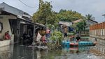 Potret Banjir Genangi Tegal Alur Jakbar sudah 5 Hari