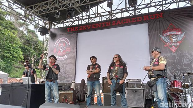 Bikers Brotherhood 1% MC Indonesia Satukan Anggota di Pantai Madasari Pangandaran
