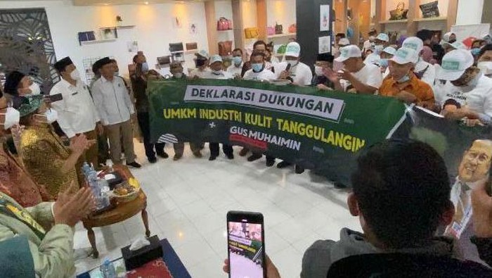 Deklarasi dukungan dari pengrajin dan pengsaha UMKM Intako se-Sidoarjo