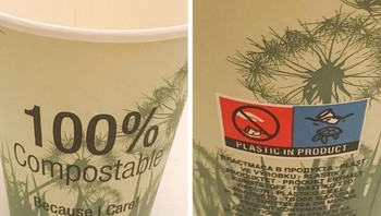 Informasi di bagian depan dan instruksi di belakang bertentangan. Foto: Brightside