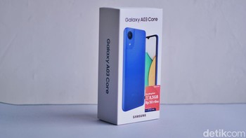 Inilah Samsung Galaxy A03 Core. Foto: Adi Fida Rahman/detikINET