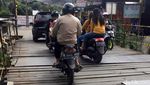 Bahaya! Jembatan Penghubung 3 Kecamatan di Sukabumi Rawan Kecelakaan