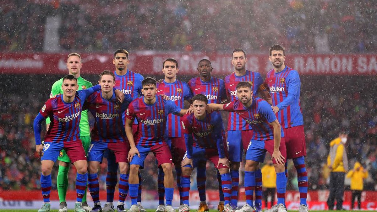 Barcelona rilis 32 pemain yang ikut ke Liga Europa. Foto: (Getty Images/Fran Santiago)