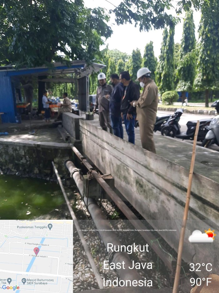 dinas lingkungan hidup surabaya pantau ratusan ikan amti di waduk rungkut