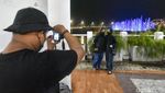 Kala Jembatan Suroboyo Berhias Air Mancur Menari