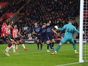 Southampton Vs Man City: Imbang, Rentetan Kemenangan Citizens Setop