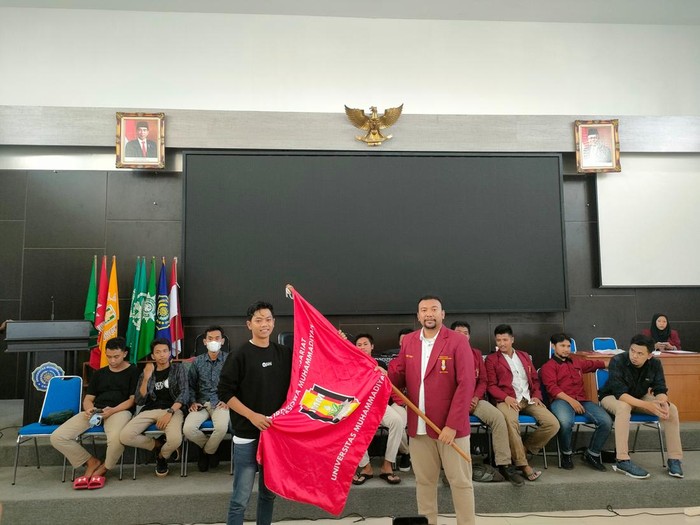 Ketua umum IMM Jatim terpilih Mohammad Miftahul Firdaus Su’udi.