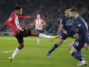 Man City Tertinggal 0-1 dari Southampton di Babak I