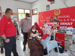3.000 Dosis Vaksin Disebar untuk Pelajar SD di Pangandaran