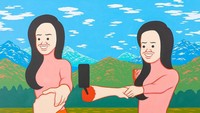 Seniman Joan Cornella juga punya sekitar 3,2 juta pengikut di Instagram dan punya ciri khas yang menarik bagi penikmat seni. Foto: Instagram