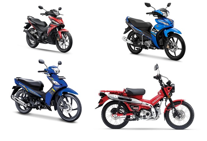 Daftar motor bebek yang masih dijual di Indonesia
